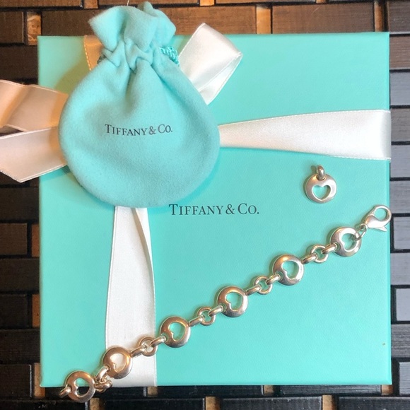 Tiffany & Co. Jewelry - COPY - Authentic Vintage Tiffany heart bracelet and Charm